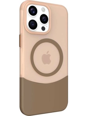 Ulugo Joko  Iphone 15 Pro Max Pc Suit Magsafe Kapak - Kahverengi