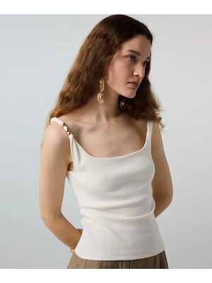 İpekyol Asimetrik kol tişört IS1260070247018