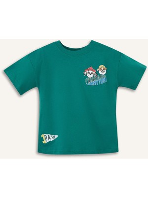 DeFacto Paw Patrol Regular Fit Kısa Kollu Tişört Erkek Bebek G9906A526SM