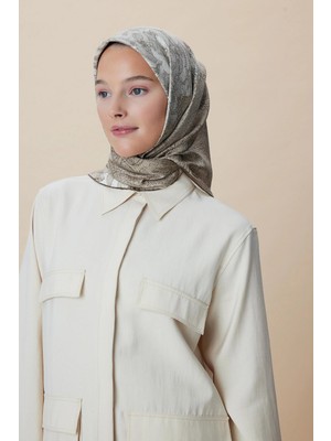 Maisa Kün Mulberry Ipek Eşarp 90*90 cm - Vizon