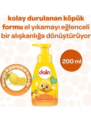 Senka Mey Ithalat® Köpük Sabun Mango ve Portakal Kokulu 200 ml
