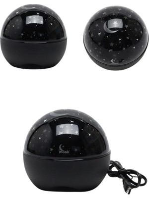 Senka Mey Ithalat® Hoparlörlü Yıldız Projektör Oda Lambası