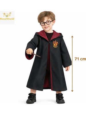 Senka Mey Ithalat® Bebek Kostüm Seti – Asa Gözlük Pelerin 71 cm (2-4 Yaş)