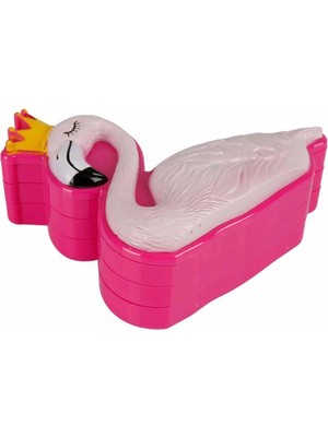 Senka Mey Ithalat® Flamingo Şekilli 3 Katlı Makyaj Güzellik Seti