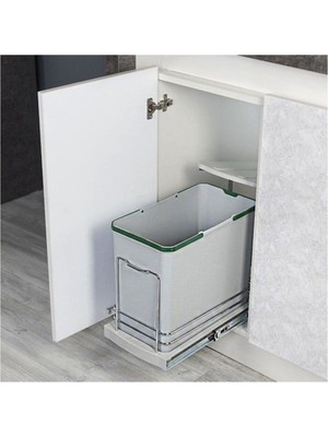 Starax Raylı Dolap Içi 24 L Çöp Kovası