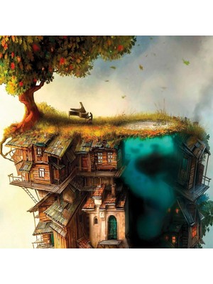 Senka Mey Ithalat® 20777 Puzzle 1000 Plani̇st On The Rooftop