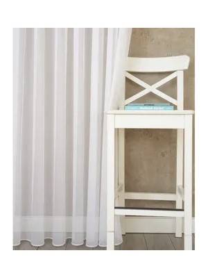 Vivense Massarelli Etamin Tül Ekru  1-2 Seyrek Pile 100X260