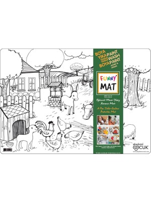 Ulugo Funny Mat - Çiftlik - 33,5X48CM