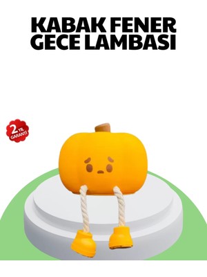 SHC4200 Şarjlı Pumpkin LED Masa Lambası Zamanlayıcılı Dokunmatik