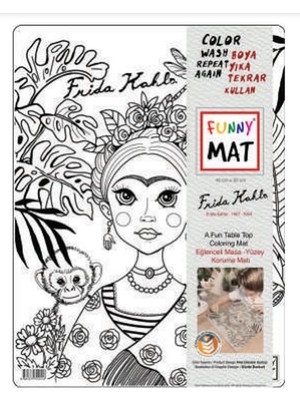 Ulugo Funny Mat - Frıda Kahlo 30 x 40 cm