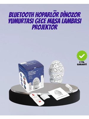 SHC4200 Bluetooth Bağlantılı Dinozor Yıldız Projektör Gece Lambası Uyku Yardımcısı
