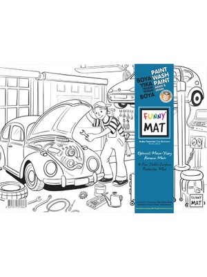 Ulugo Funny Mat - Mini Araba Tamircisi