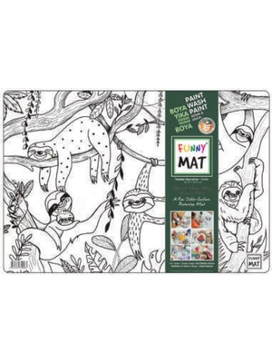 Ulugo Funny Mat - Tembel Hayvanlar 33,5X48CM