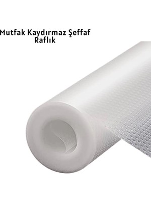 Belle Fusion Mey Ithalat® Kaydırmaz Şeffaf Raflık