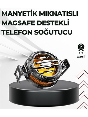 Ulugo Telefon Soğutucu | LED Işık Efektli | Power Aparatlı | Sessiz ve Taşınabilir Model - Lisinya