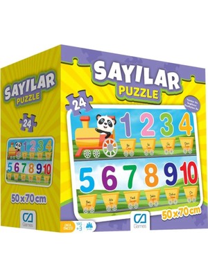 Senka Mey Ithalat® Games Sayılar Yer Puzzle 50X70CM 24 Parça 5134
