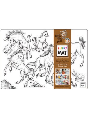 Ulugo Funny Mat -  Atlar 33,5X48CM