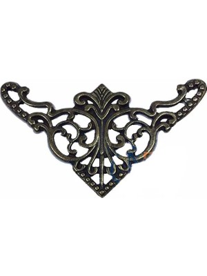 Ulugo Dekoratif Köşe Süsü, Köşelik - Büyük, 31X55MM, Antik, 1 Adet