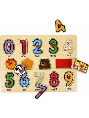 Senka Mey Ithalat® 130444 Ahşap Raptiyeli Puzzle Saat
