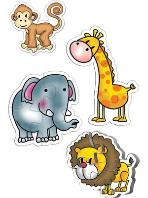 Esranın Dünyası 12001 Nessiworld Baby Puzzle Jungle RSPRD34-ESRDNS