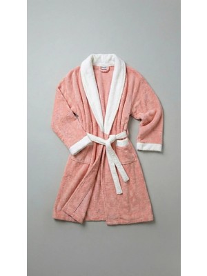 Minteks Ocean Row 100%Pamuk Battal / Büyük Beden Şalyaka Unisex Bornoz