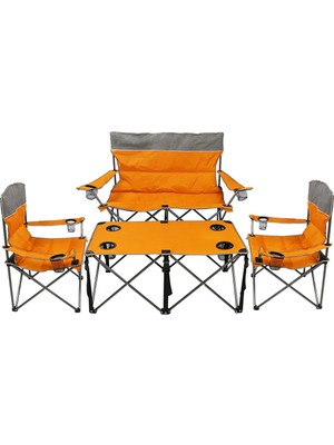 4 Kişilik Masalı Katlanır Kamp Seti