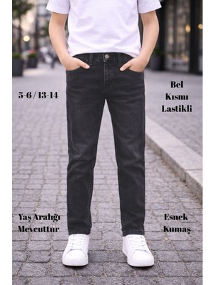Cedy Denım - Erkek Çocuk Yüksek Bel Regularfit Esnek Jean Pantolon C800
