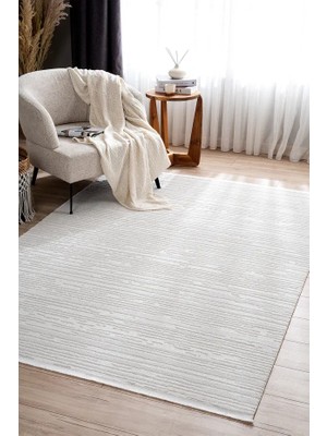 Koza Halı Koza Hayad Monaco Krem Halı  Salon Oturma Odası Yatak Odası Koridor Makine Halısı 33203B 160 x 230