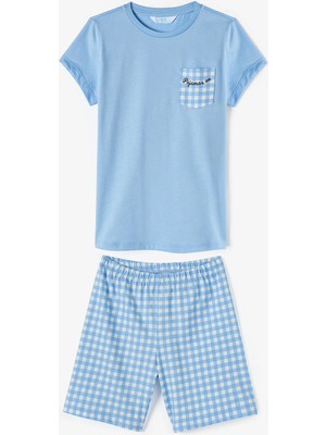 Penti Gokyüzü Mavisi Erkek Çocuk Pajamas On Pamuklu Pijama Takımı