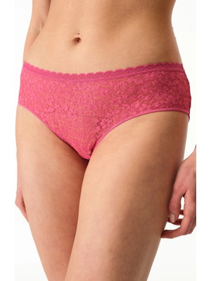 Penti Fuşya Easy Lace Dantel Hipster Külot