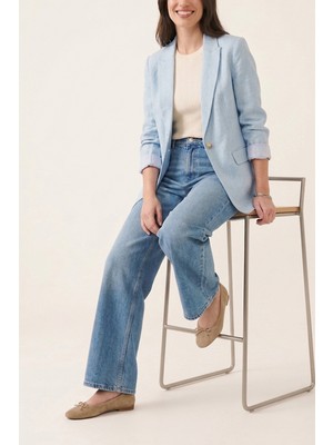 Ziya, Kadın Hakiki Deri Babet 1611030Z26502 Camel