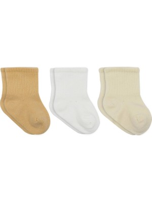 Belle Fusion Mey Ithalat® Little Love Girl 3'lü Penye Soket Çorap 10137 Somon