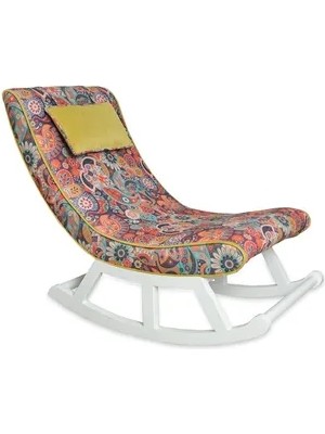 Vivense Miskin Sallanan Sandalye, Retro, Ahşap, Lake Ayak