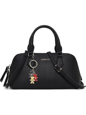 Derimod Kadın Siyah Uzun Askılı Charmlı Kol Çantası 26SBD2105FT