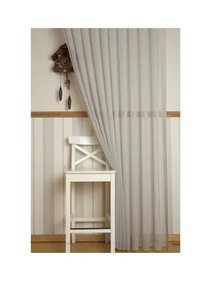 Vivense Massarelli Keten Tül Mavi Pilesiz 100X260