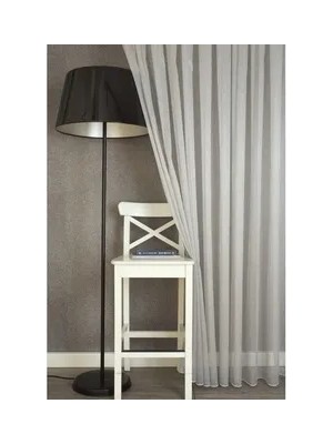 Vivense Massarelli Etamin Şantuklu Tül Gümüş 1-3 Sık Pile 100X260