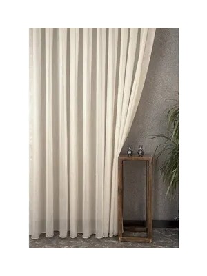 Vivense Massarelli Etamin Tül Bej  1-3 Sık Pile 100X260