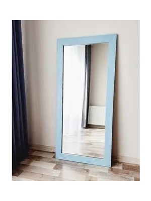 Vivense Dfn Wood Dekoratif Duvar Boy Aynası, Yeşil, 130X60