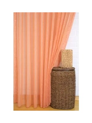 Vivense Massarelli Keten Tül Portakal Rengi 1-3 Sık Pile 100X260