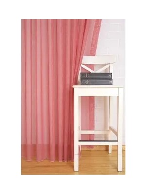 Vivense Massarelli Keten Tül Nar Rengi 1-3 Sık Pile 100X260