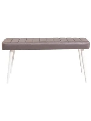 Vivense Stormi Bench, Beyaz Gri Soho 0701