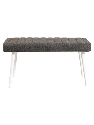 Vivense Stormi Bench, Beyaz Antrasit 1053