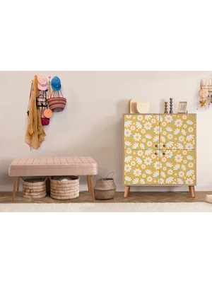 Vivense Multikabin Posy Ayakkabılık Antre Takımı, Sonomo Taş Rengi