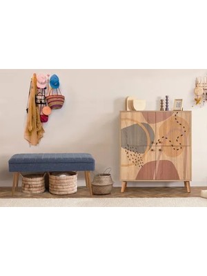 Vivense Multikabin Form Ayakkabılık Antre Takımı, Sonomo Lacivert