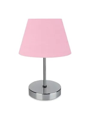 Vivense Evlight Nura Abajur Krom Pembe Krom