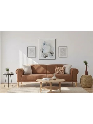 Vivense Step Üçlü Koltuk, Kiremit