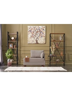 Vivense Fly Tekli Koltuk, Krem