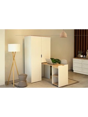 Vivense Nova Katlanabılır Çalısma Masalı Gardırop, Karina Sedef