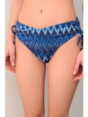 Suwen Wave Yüksek Bel Biyeli Bikini Alt