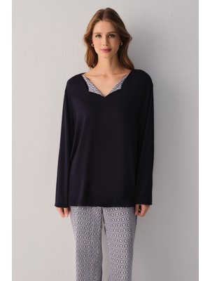 Suwen Modern Chic Pijama Üstü